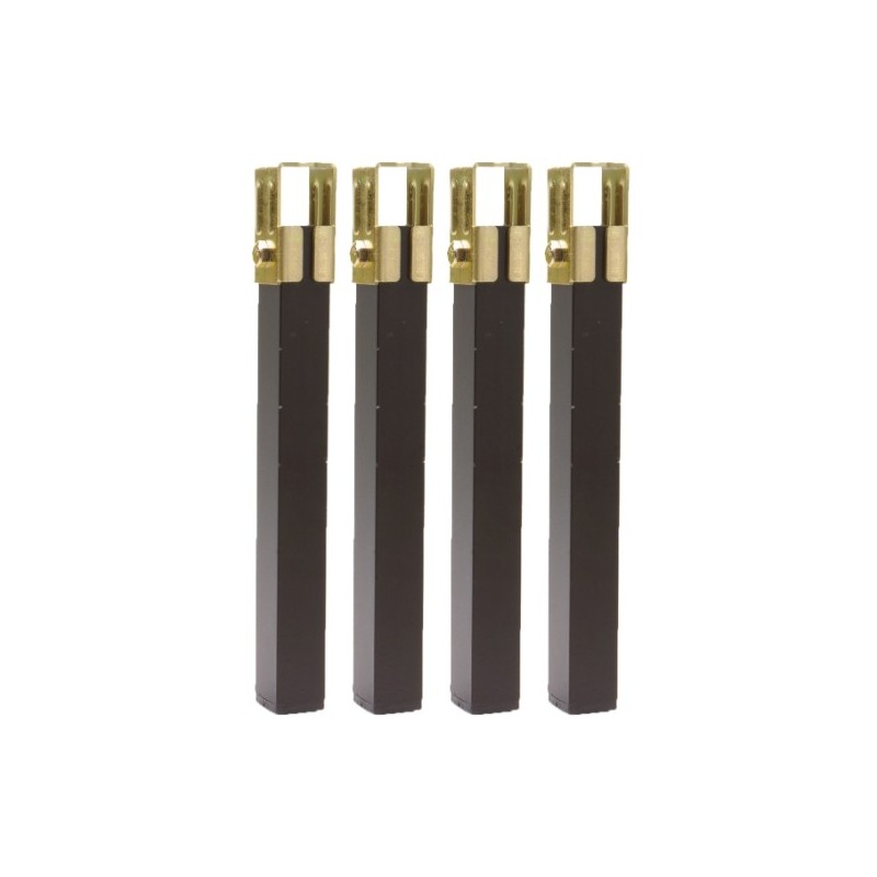 AMIG 23954  
 Pack patas somier 14  
 270 x 30 x 30 mm  
 Acero  
 Negro