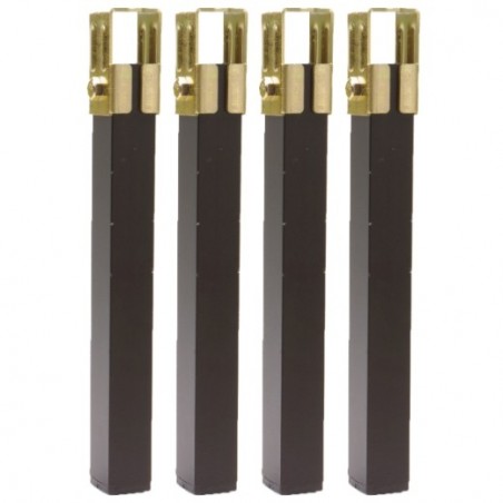 AMIG 23954  
 Pack patas somier 14  
 270 x 30 x 30 mm  
 Acero  
 Negro