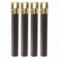 AMIG 23954  
 Pack patas somier 14  
 270 x 30 x 30 mm  
 Acero  
 Negro