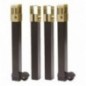 AMIG 23955  
 Pack patas somier 14-15  
 270 x 30 x 30 mm  
 Acero  
 Negro