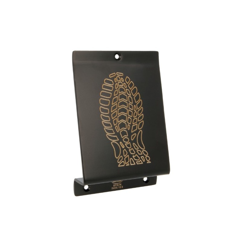AMIG 23957  
 Pedal puerta 1  
 147 x 98 x 3 mm  
 Acero inoxidable 18/8  
 Negro