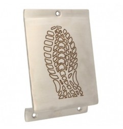AMIG 23958  
 Pedal puerta 1  
 147 x 98 x 3 mm  
 Acero inoxidable 18/8  
 Mate
