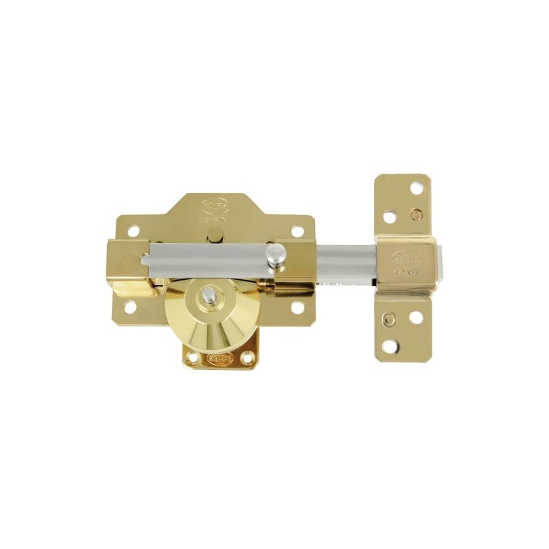 AMIG 23963  
 Cerrojo alta seguridad 8 PLUS  
 90 x 154 mm  
 Acero  
 Oro