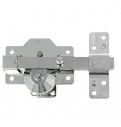 AMIG 23964  
 Cerrojo alta seguridad 8 PLUS  
 90 x 154 mm  
 Acero  
 Cromado brillo