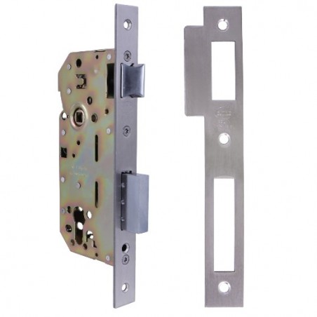 AMIG 23976  
 Cerradura 340 BASE  
 50/85  
 Acero  
 Cromado mate