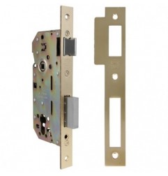 AMIG 23978  
 Cerradura 340 BASE  
 50/85  
 Acero  
 Latonado barnizado