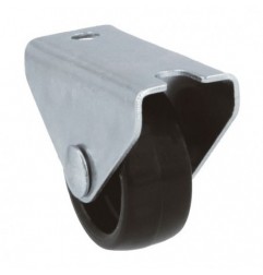 AMIG 23988  
 Rueda fija mueble 1300  
 Ø15 mm  
 Nylon  
 Negro