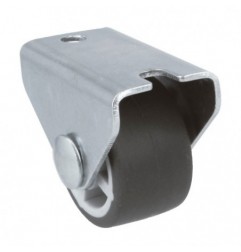 AMIG 23991  
 Rueda fija mueble 1301  
 Ø25 mm  
 Goma  
 Gris