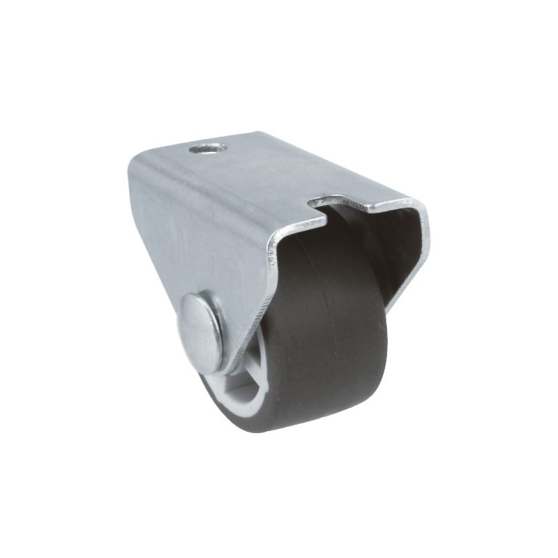 AMIG 23991  
 Rueda fija mueble 1301  
 Ø25 mm  
 Goma  
 Gris