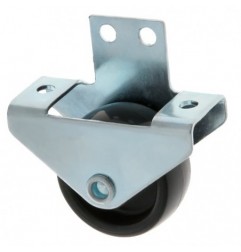 AMIG 23996  
 Rueda fija lateral 1305  
 Ø30 mm  
 Nylon  
 Negro