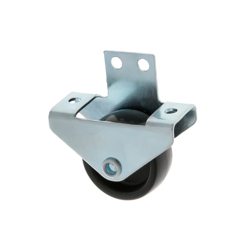 AMIG 23996  
 Rueda fija lateral 1305  
 Ø30 mm  
 Nylon  
 Negro
