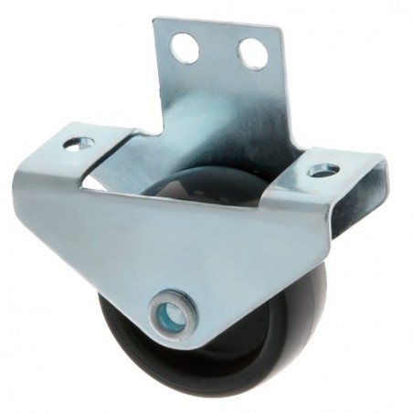 AMIG 23996  
 Rueda fija lateral 1305  
 Ø30 mm  
 Nylon  
 Negro