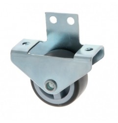 AMIG 23997  
 Rueda fija lateral 1306  
 Ø30 mm  
 Goma  
 Gris