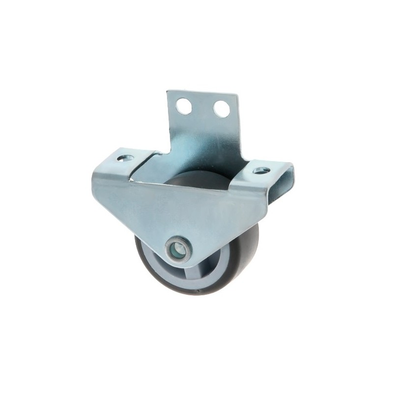 AMIG 23997  
 Rueda fija lateral 1306  
 Ø30 mm  
 Goma  
 Gris