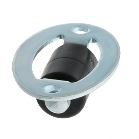 AMIG 23998  
 Rueda fija cajones 1307  
 Ø13 mm  
 Nylon  
 Negro