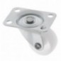 AMIG 24003  
 Rueda con pletina 1310  
 Ø30 mm  
 Nylon  
 Blanco