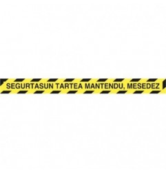 AMIG 24008  
 Señal informativa adhesiva 10080  
 1000 x 90 mm  
 PVC  
 Amarillo/Negro