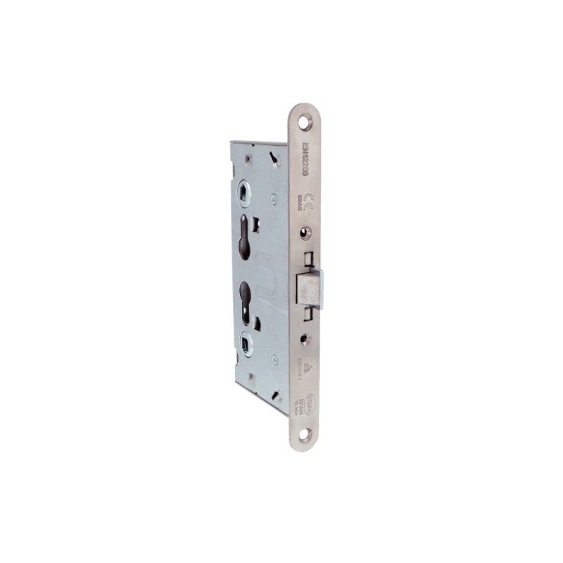 AMIG 24009  
 Cerradura 6572  
 65 x 72 mm  
 Acero inoxidable  
 Mate