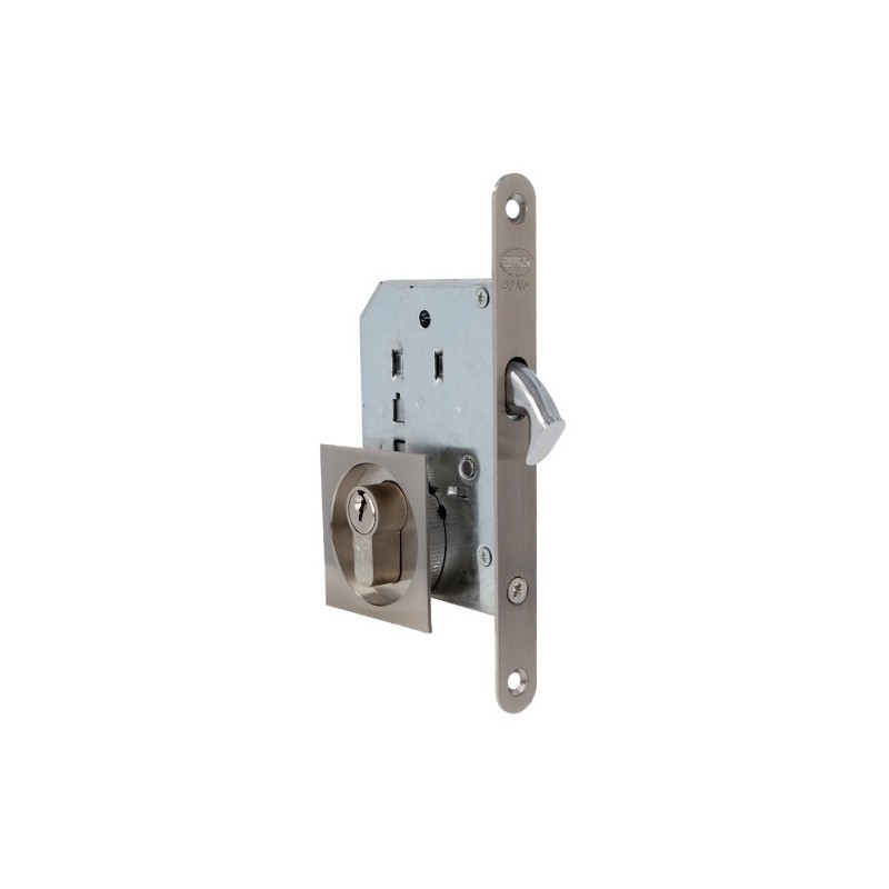 AMIG 24013  
 Cerradura kit 605  
 50 mm  
 Acero  
 Cromado mate
