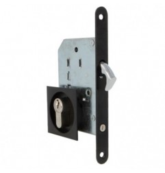 AMIG 24014  
 Cerradura kit 605  
 50 mm  
 Acero  
 Negro mate