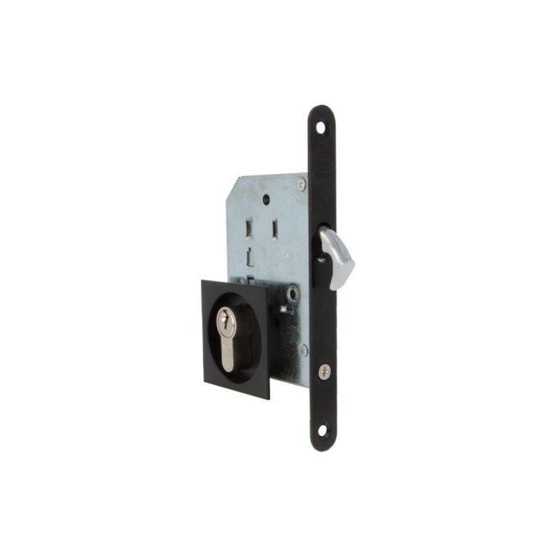 AMIG 24014  
 Cerradura kit 605  
 50 mm  
 Acero  
 Negro mate