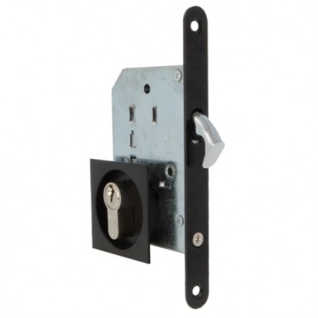 AMIG 24014  
 Cerradura kit 605  
 50 mm  
 Acero  
 Negro mate