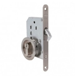 AMIG 24015  
 Cerradura kit 606  
 50 mm  
 Acero  
 Cromado mate