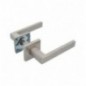 AMIG 24031  
 Manilla con roseta SUKI  
 54 x 54 mm  
 Acero inoxidable  
 Mate