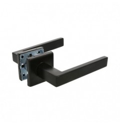 AMIG 24032  
 Manilla con roseta SUKI  
 54 x 54 mm  
 Acero inoxidable  
 Negro