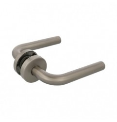AMIG 24036  
 Manilla con roseta 4RX AMHYG  
 Ø52 mm  
 Acero inoxidable 18/8  
 Mate