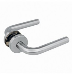 AMIG 24046  
 Manilla con roseta 4RX AMHYG  
 Ø52 mm  
 Acero inoxidable 18/8  
 Mate