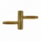 AMIG 24067  
 Pernio 20  
 11 x 40 mm  
 Acero  
 Latonado barnizado