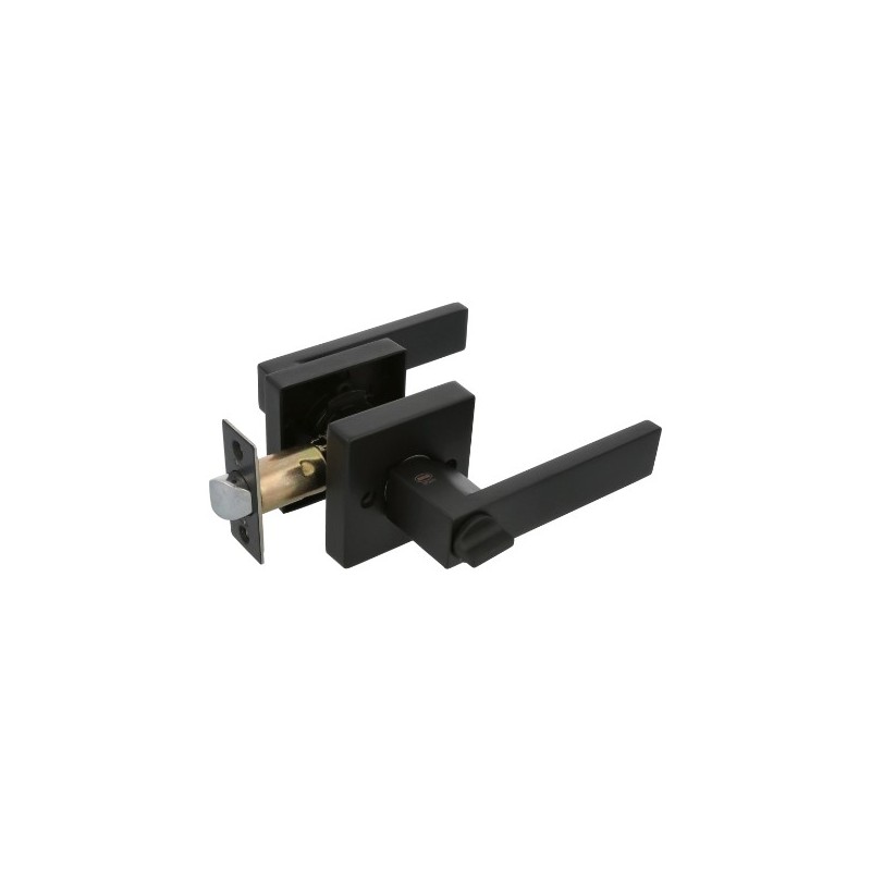AMIG 24077  
 Manilla de puerta 735  
 Acero  
 Negro mate