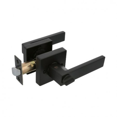 AMIG 24077  
 Manilla de puerta 735  
 Acero  
 Negro mate