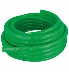 AMIG 24082  
 Manguera trenzada 2083  
 Ø15 mm x 25 m  
 PVC  
 Verde