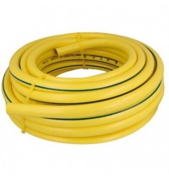 AMIG 24085  
 Manguera tricotada 2084  
 Ø15 mm x 25 m  
 PVC  
 Amarillo