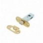 AMIG 24096  
 Picaporte 12R  
 45 mm  
 Acero  
 Latonado barnizado