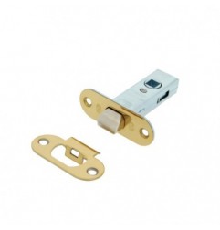 AMIG 24097  
 Picaporte 12R  
 60 mm  
 Acero  
 Latonado barnizado