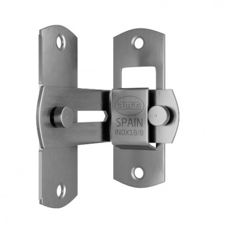 AMIG 24105  
 Aldabilla 10L  
 40 mm  
 Acero inoxidable 18/8  
 Mate