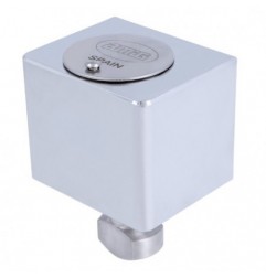 AMIG 24107  
 Cerradura 670A  
 60 x 50 mm  
 Latón  
 Cromado brillo