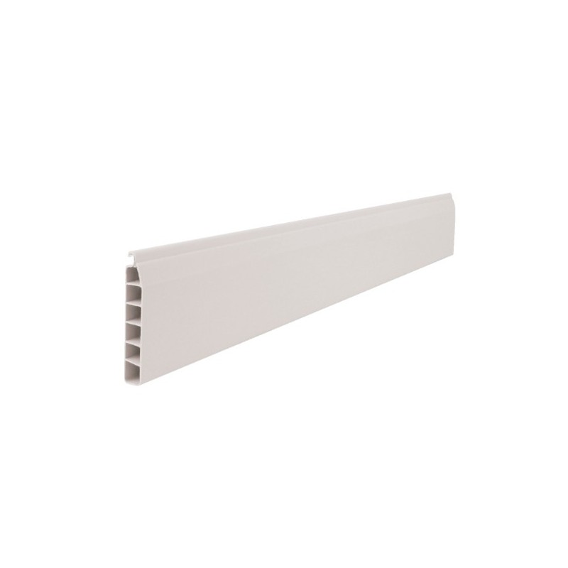 AMIG 24145   Final lama persiana mini 40   45 x 8,2 mm x 2 m   PVC   Blanco
