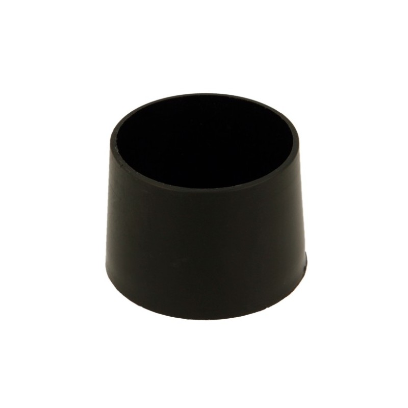 AMIG 24164  
 Contera exterior redonda 655  
 Ø18 mm  
 Polietileno  
 Negro