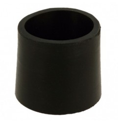 AMIG 24176  
 Contera exterior redonda 656  
 Ø25 mm  
 Goma  
 Negro