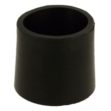 AMIG 24176  
 Contera exterior redonda 656  
 Ø25 mm  
 Goma  
 Negro