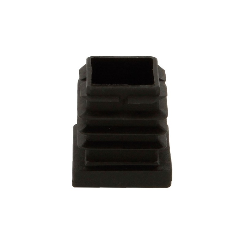 AMIG 24188  
 Contera interior cuadrada 661  
 20 x 20 mm  
 Polietileno  
 Negro