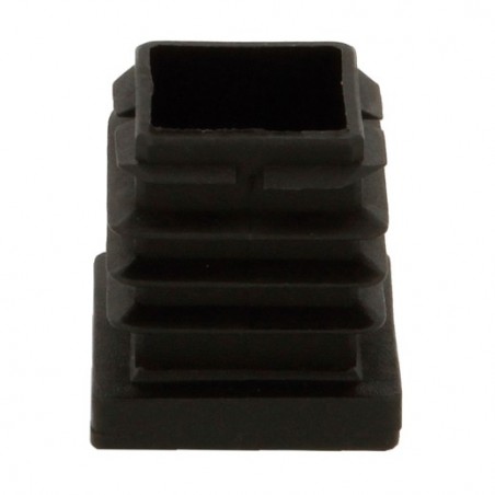 AMIG 24188  
 Contera interior cuadrada 661  
 20 x 20 mm  
 Polietileno  
 Negro