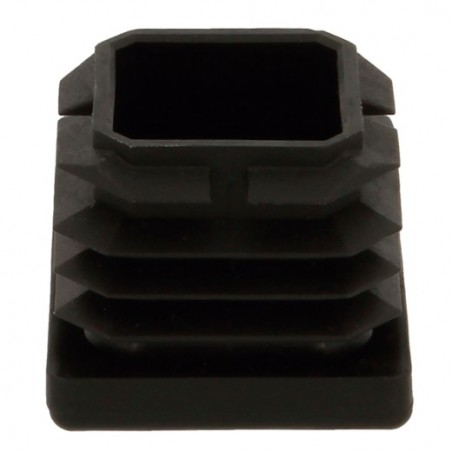 AMIG 24190  
 Contera interior cuadrada 661  
 25 x 25 mm  
 Polietileno  
 Negro