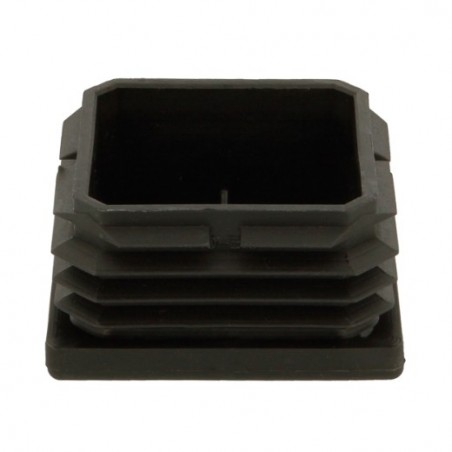 AMIG 24193  
 Contera interior cuadrada 661  
 40 x 40 mm  
 Polietileno  
 Negro