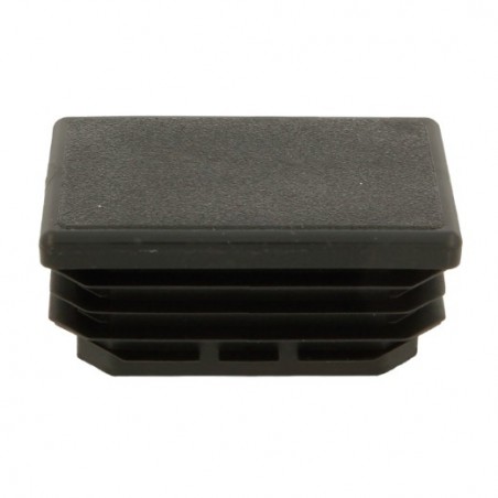 AMIG 24196  
 Contera interior rectangular 662  
 30 x 40 mm  
 Polietileno  
 Negro