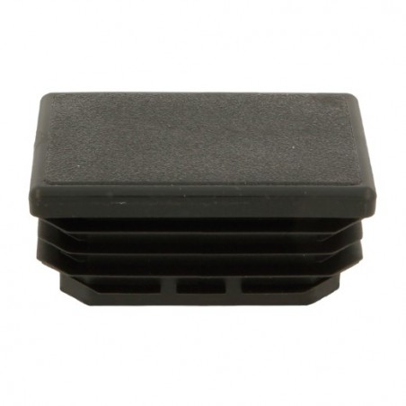 AMIG 24197  
 Contera interior rectangular 662  
 50 x 30 mm  
 Polietileno  
 Negro
